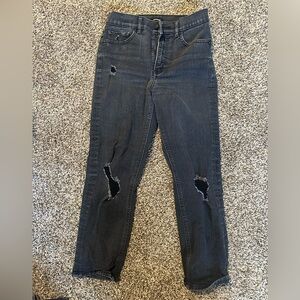 EXPRESS - Distressed Black Jeans